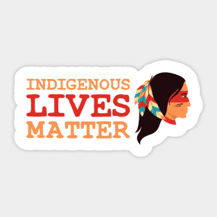 Indigenous Lives Matter Sticker